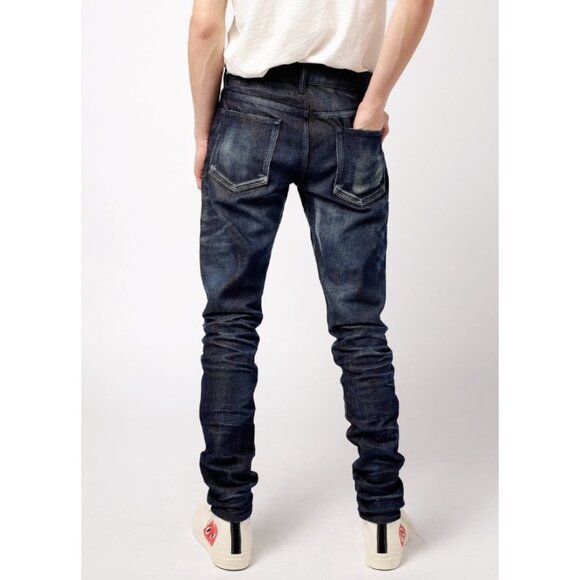 John Elliott Cast 2 Slim Skinny Jeans Iodine Dark Faded Indigo 34 - Picture 3 of 13